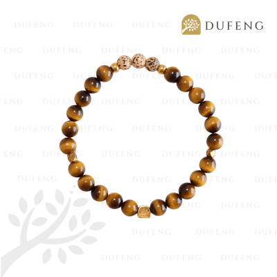 Dufeng - Roots and Reflections Tiger's Eye Crystal Bracelet