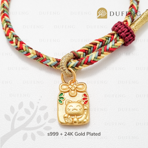 Colorful Lucky Cat Omamori Bracelet - Image 3