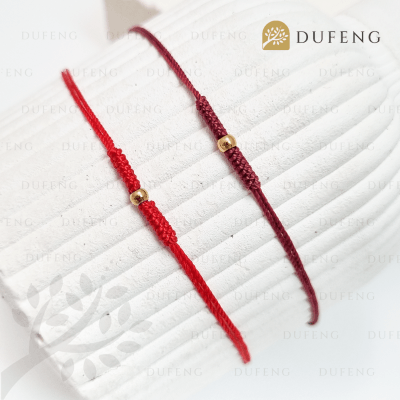 Dufeng - Protector Red String - Maroon, Gold