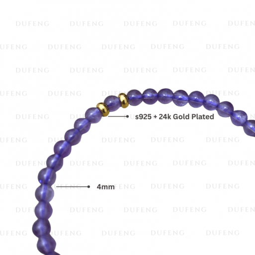 Dufeng - Balance Connection Amethyst Bracelet - Image 3