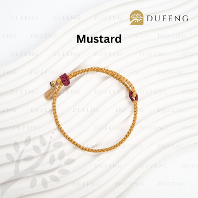 Dufeng - Warm Serenity Bracelet - Mustard, 20-21cm