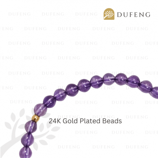 Dufeng - Calming Amethyst 4mm Crystal Bracelet - Image 4