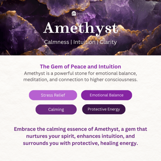 Dufeng - Balance Connection Amethyst Bracelet - Image 4
