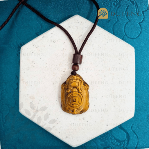 Tiger's Eye Dragon Turtle Necklace - Image 5