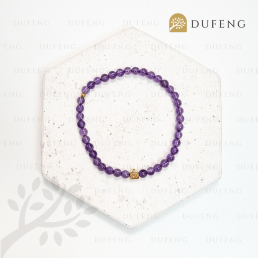 Dufeng - Calming Amethyst 4mm Crystal Bracelet - Image 5