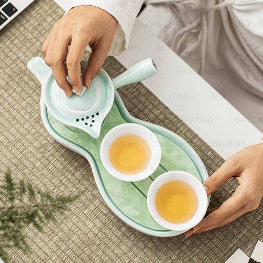 Wu Lou Jade Tea Set - Image 6