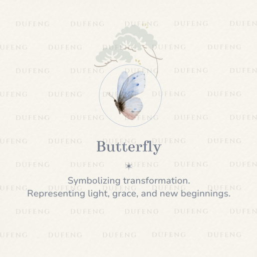 Dufeng - Celestial Wings Crystal Butterfly Necklace - Image 3
