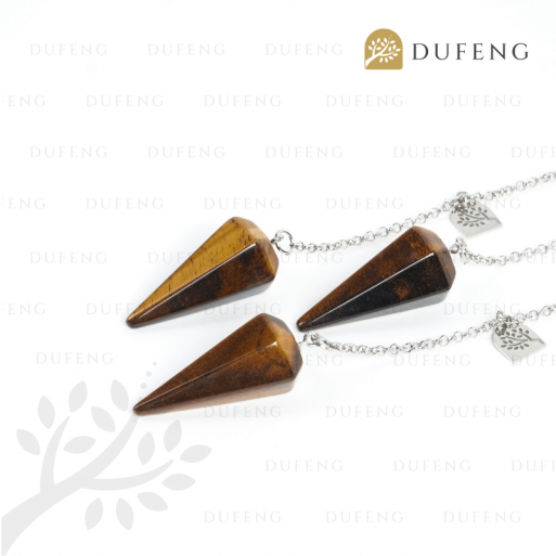 crystal pendulum tiger's eye