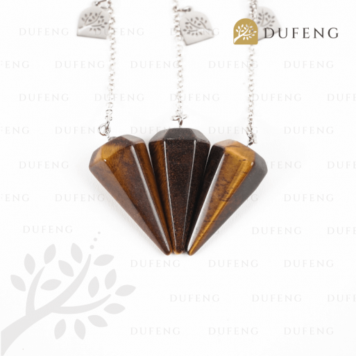 crystal pendulum tiger's eye